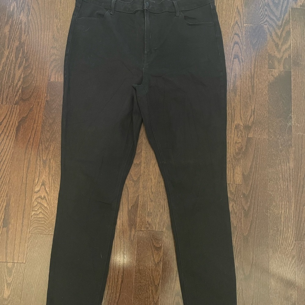 Classic Black Denim High Rise Skinny Jeans - Picture 4 of 4
